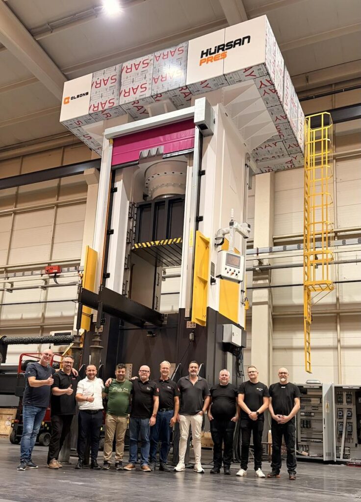 Lyckat leveranstest av HURSAN 2 000 tons hydraulpress till AnVa Components